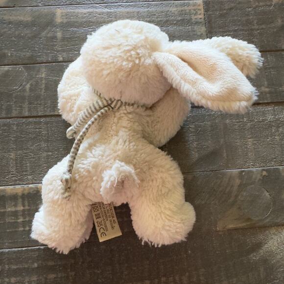 Bukowski Coco the White easter Bunny rabbit Scarf soft Plush Stuffed Animal 8” - Picture 5 of 6